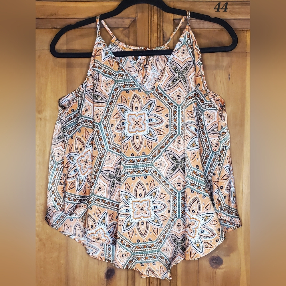 Geometric Print Women's Blouse